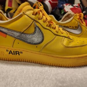Off-white Air Force 1 Lemonade Size 10.5 Men's Probably Reps